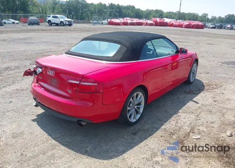 2012 Audi A5 2.0T Premium from USA, damaged, VIN WAUCFAFH9CN001876